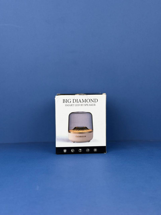 اسپیکر بلوتوثی چراغ دار مدل بیگ دایموند BIG DIAMOND با نور LED