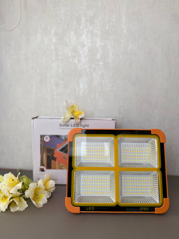 چراغ خورشیدی سولار Solar LED Light اورجینال | 4 باتری 288 لامپ ضدآب